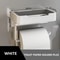 Aluminum Wall Mounted Toilet Paper Holder Shelf 15