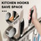 Wall Mounted Kitchen Hook Storage Rack 1