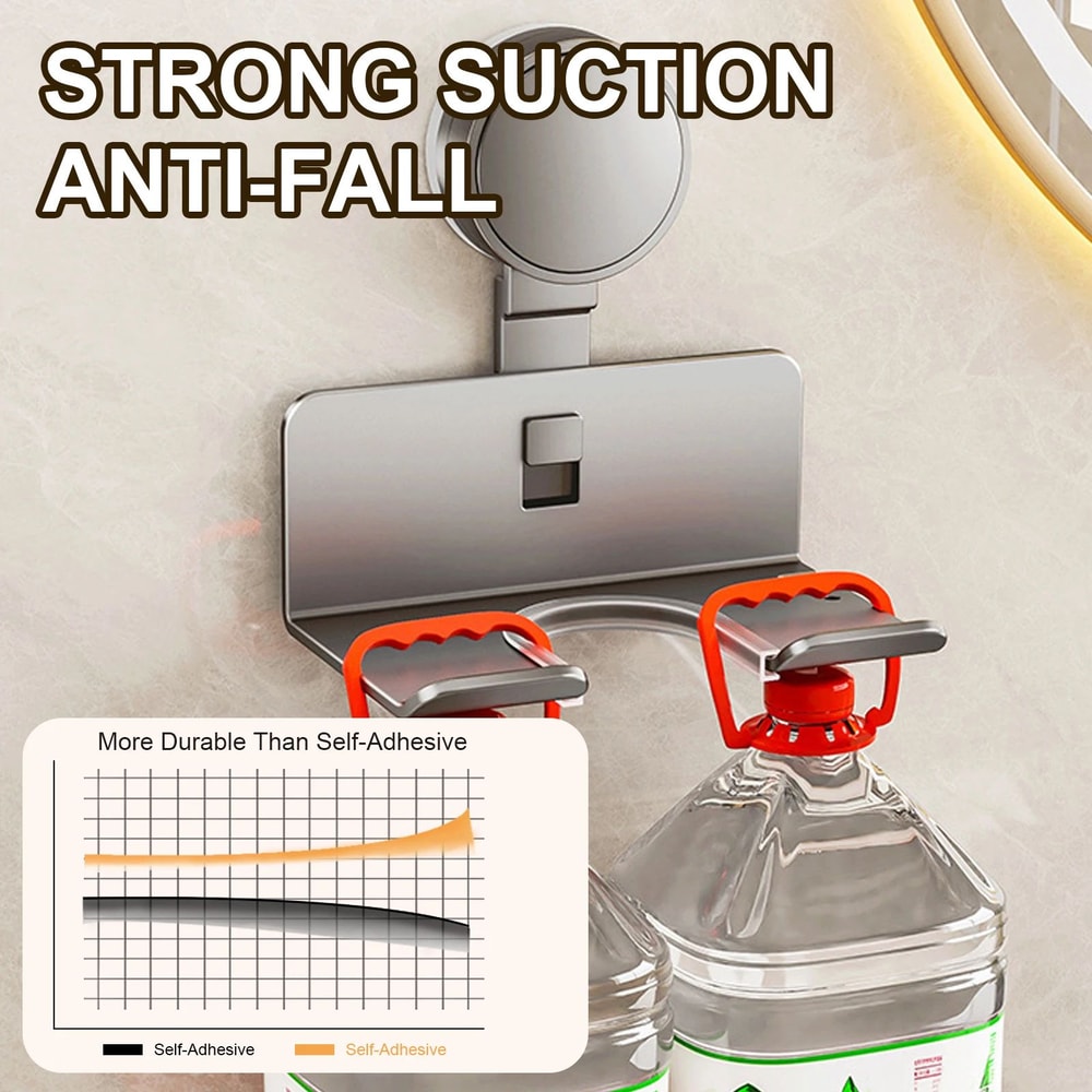 Wall Mounted Hair Dryer Holder Organizer 3