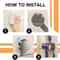 Wall Mounted Hair Dryer Holder Organizer 4