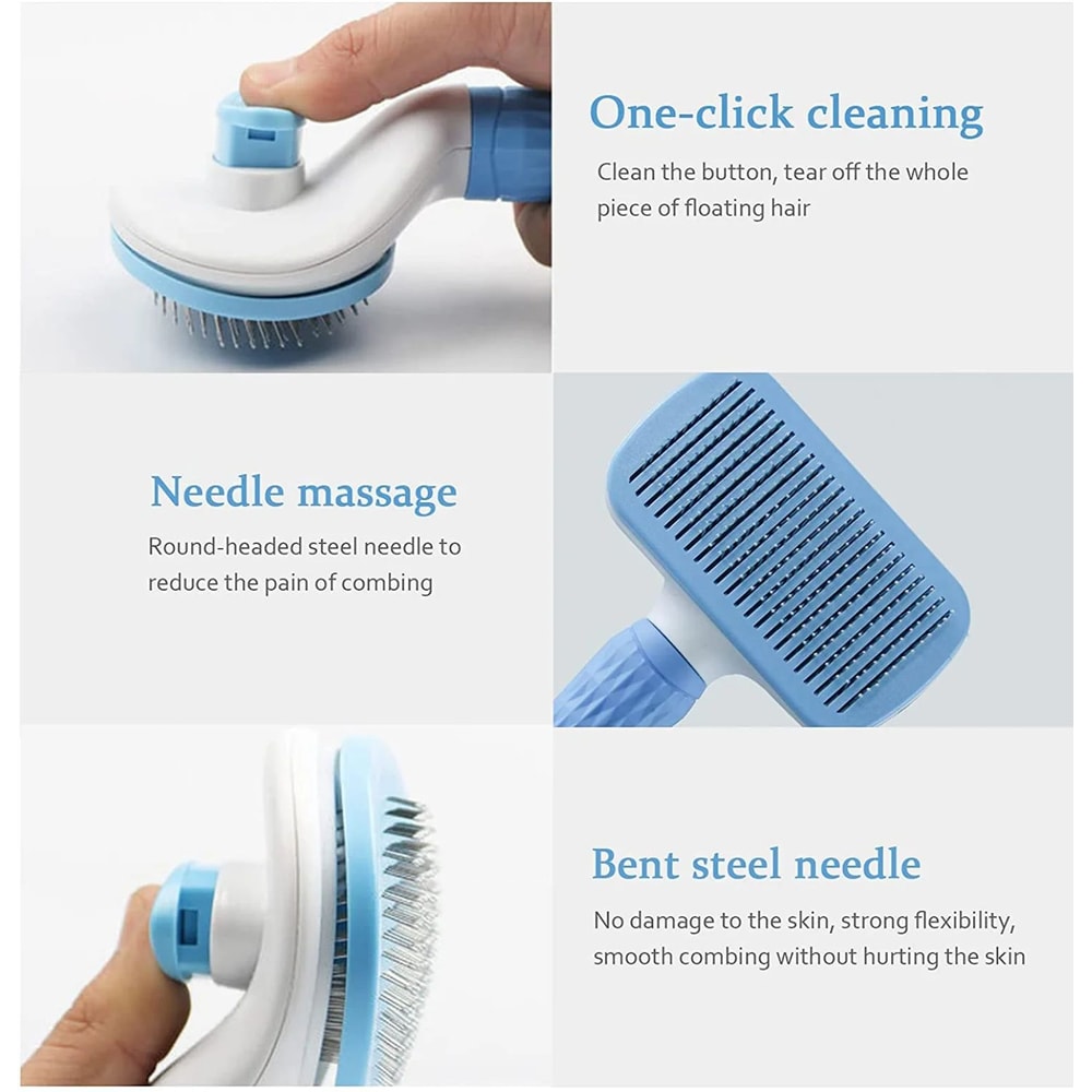Pet Hair Remover Grooming Brush Comb 14