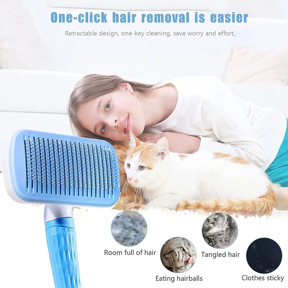 Pet Hair Remover Grooming Brush Comb 15