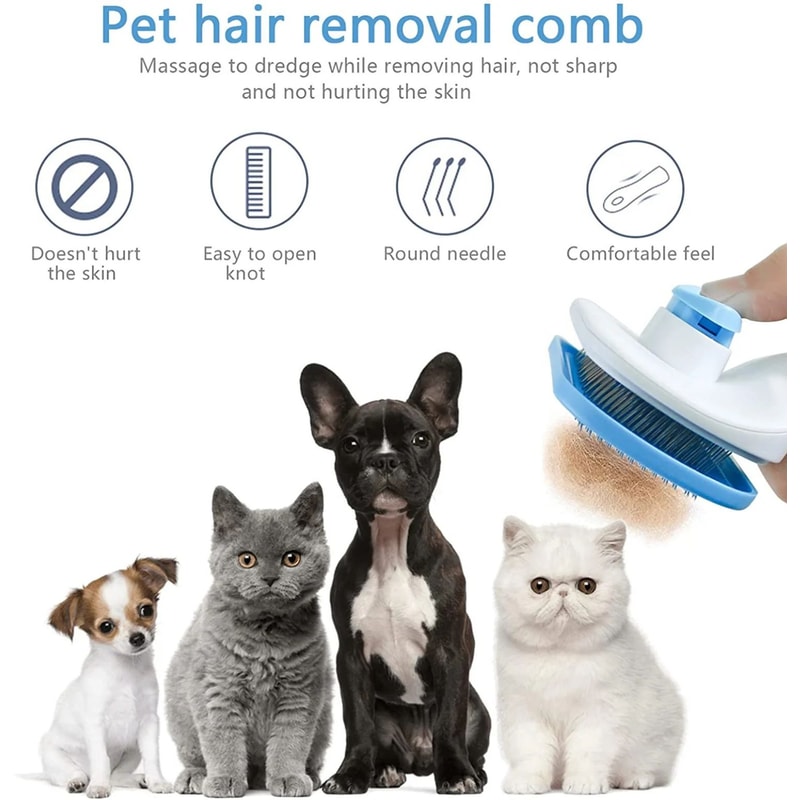 Pet Hair Remover Grooming Brush Comb 17