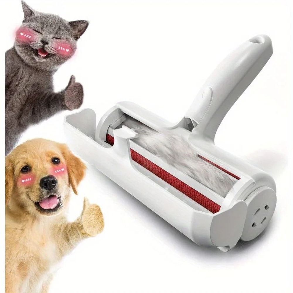Pet Hair Remover Roller With Self Cleaning Base 1