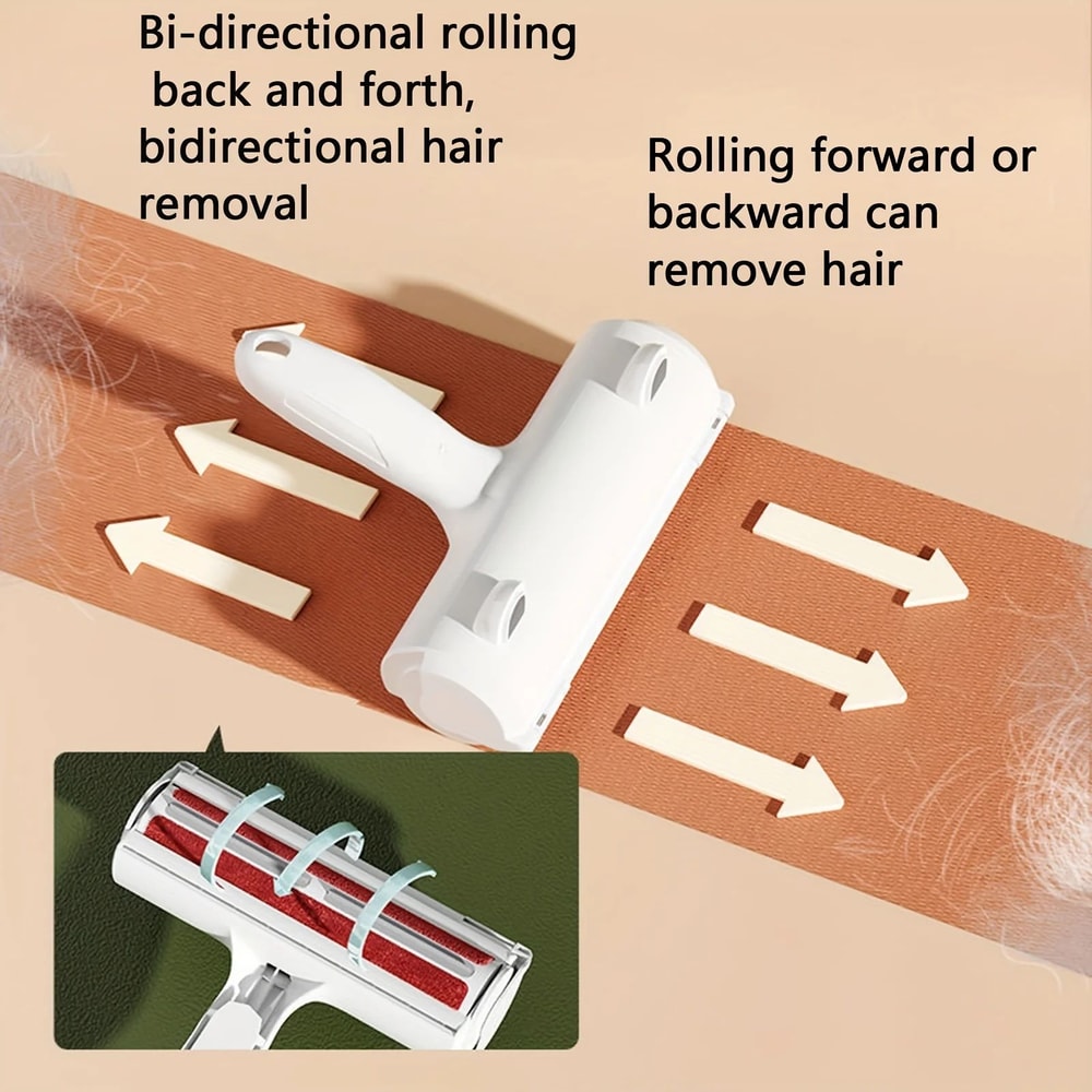 Pet Hair Remover Roller With Self Cleaning Base 7