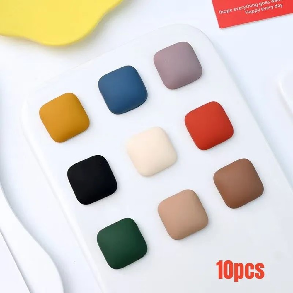 Cartoon Round Fridge Magnet Set 10