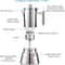 Stainless Steel Stovetop Espresso Moka Pot 4