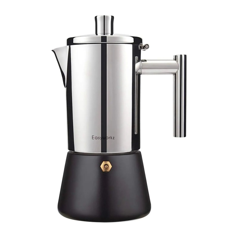 Stainless Steel Stovetop Espresso Moka Pot 13