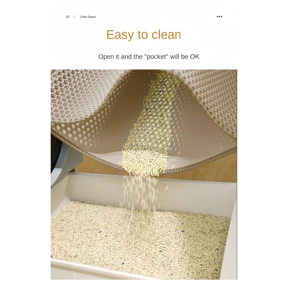 Double Layer Waterproof Cat Litter Mat 7