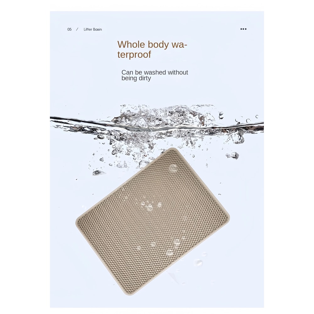 Double Layer Waterproof Cat Litter Mat 9