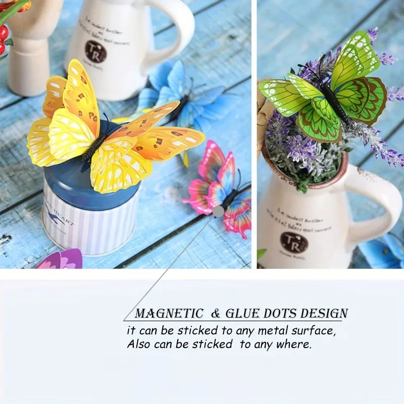 3D Butterfly Wall Decor Sticker Set 1