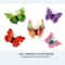 3D Butterfly Wall Decor Sticker Set 2