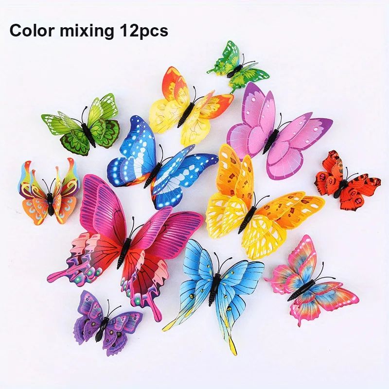 3D Butterfly Wall Decor Sticker Set 5