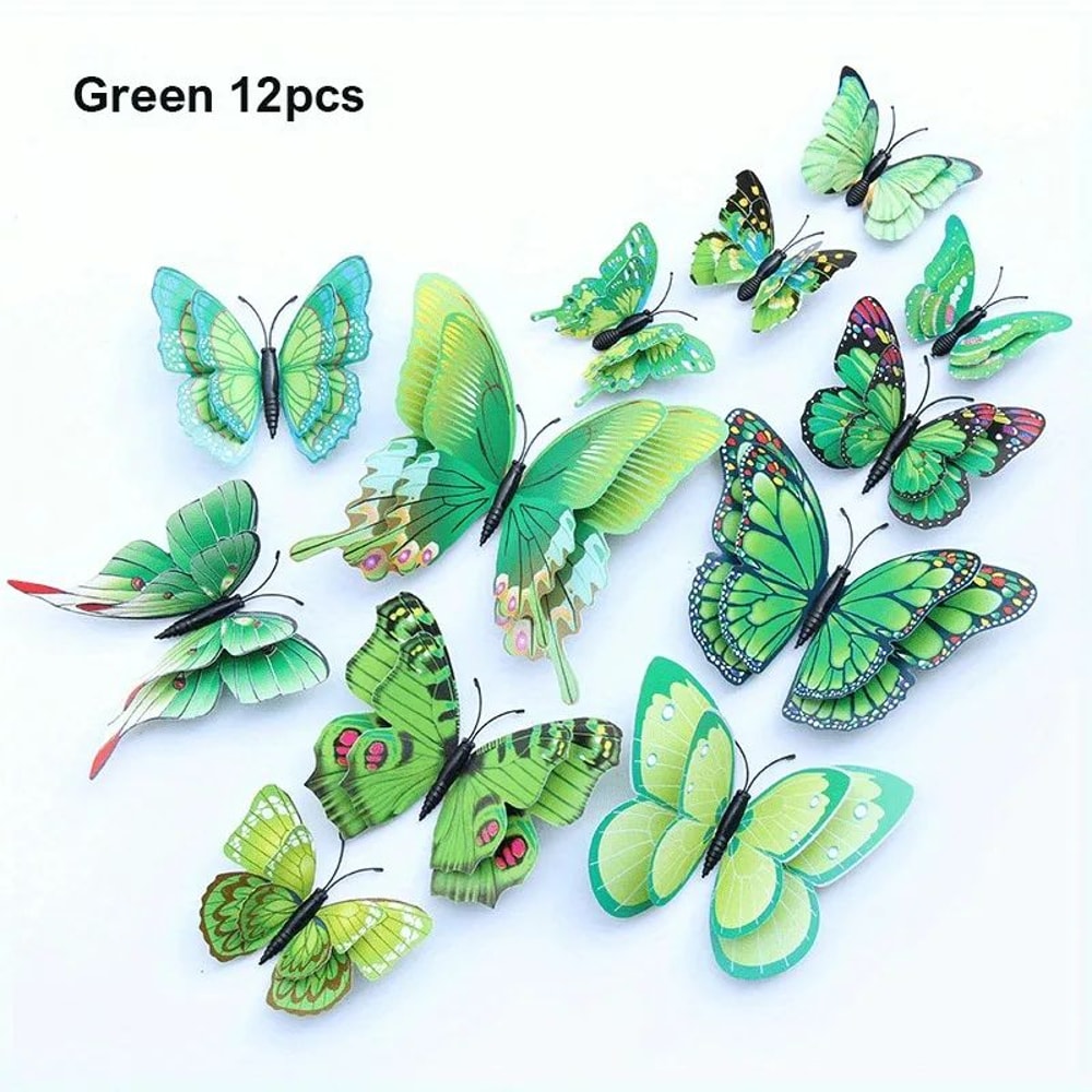 3D Butterfly Wall Decor Sticker Set 7