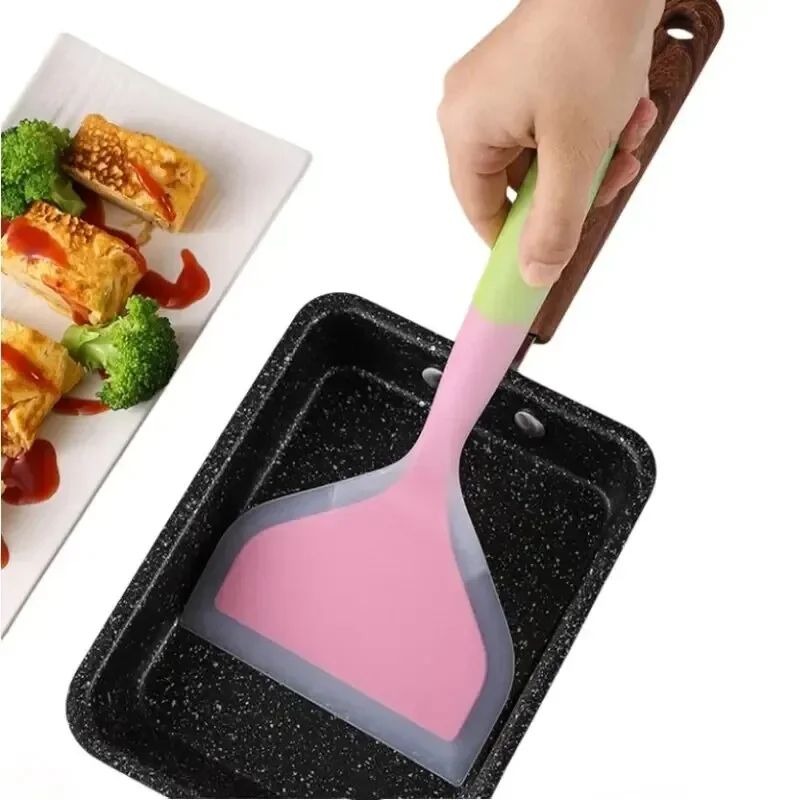 Silicone Kitchen Cooking Spatula Random Color 1