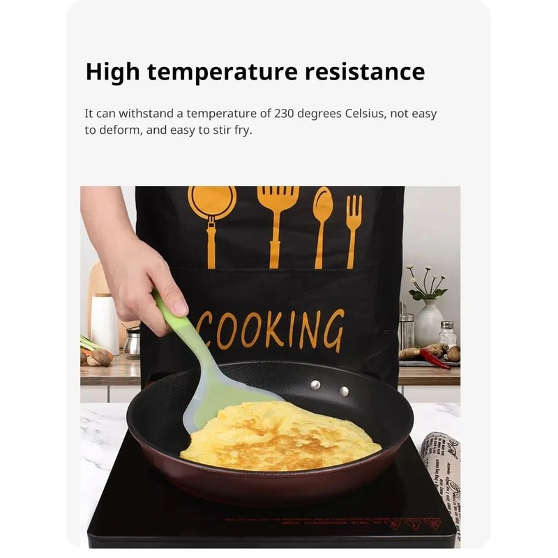 Silicone Kitchen Cooking Spatula Random Color 8