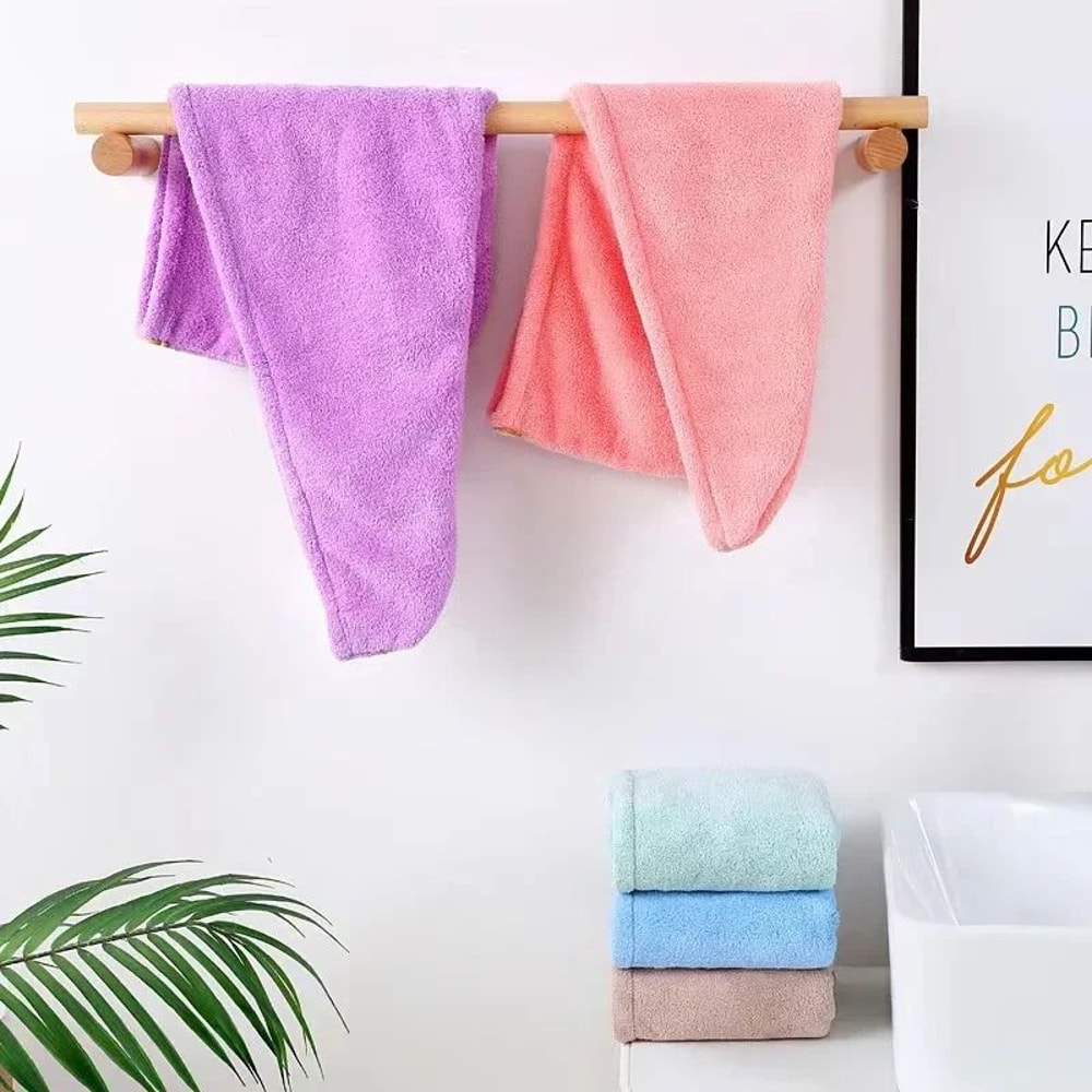 Microfiber Fast Dry Hair Wrap Towel 3