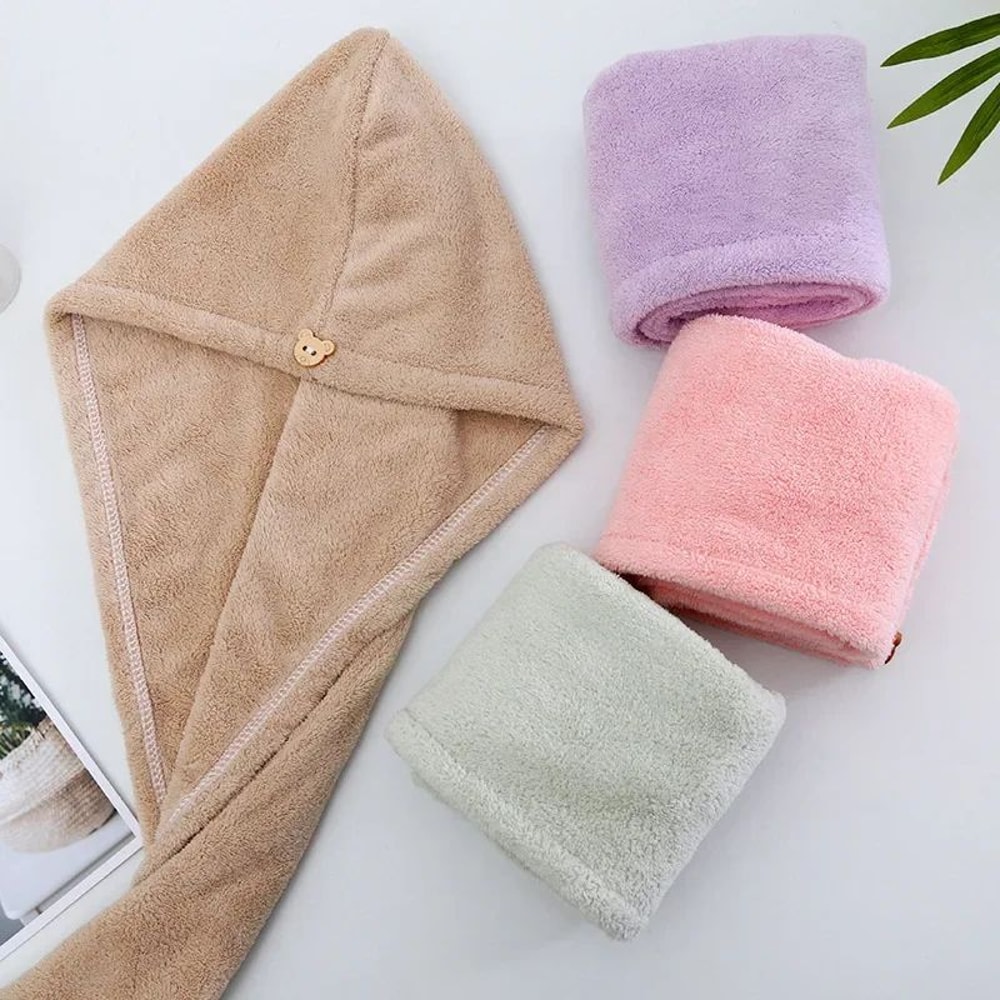 Microfiber Fast Dry Hair Wrap Towel 5