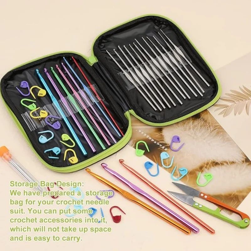 54 Piece Crochet Needle Kit With Case 5