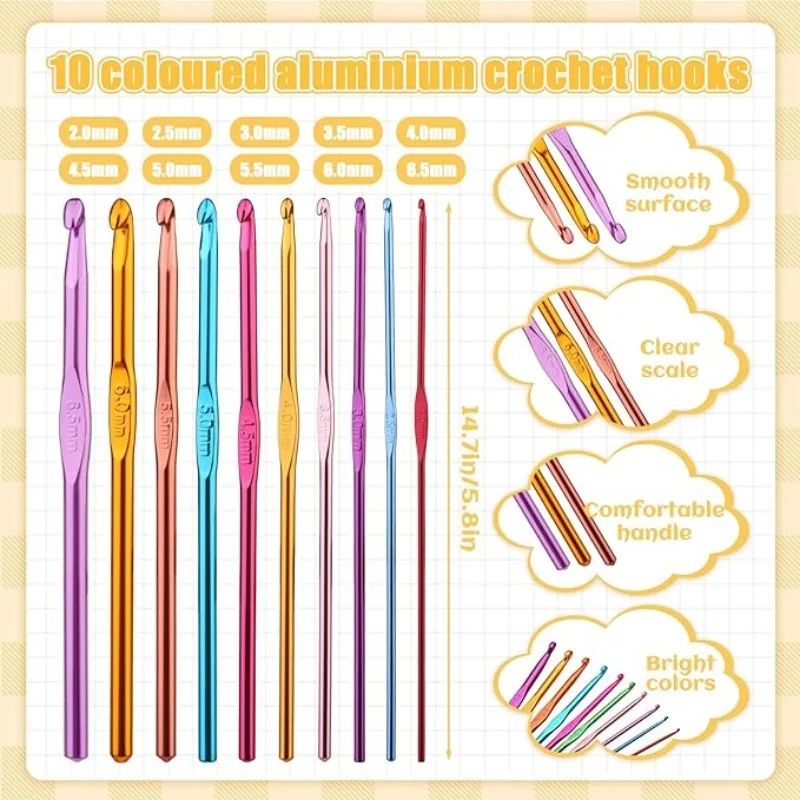 54 Piece Crochet Needle Kit With Case 6