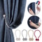 Magnetic Curtain Tieback Rope Set Gray 10