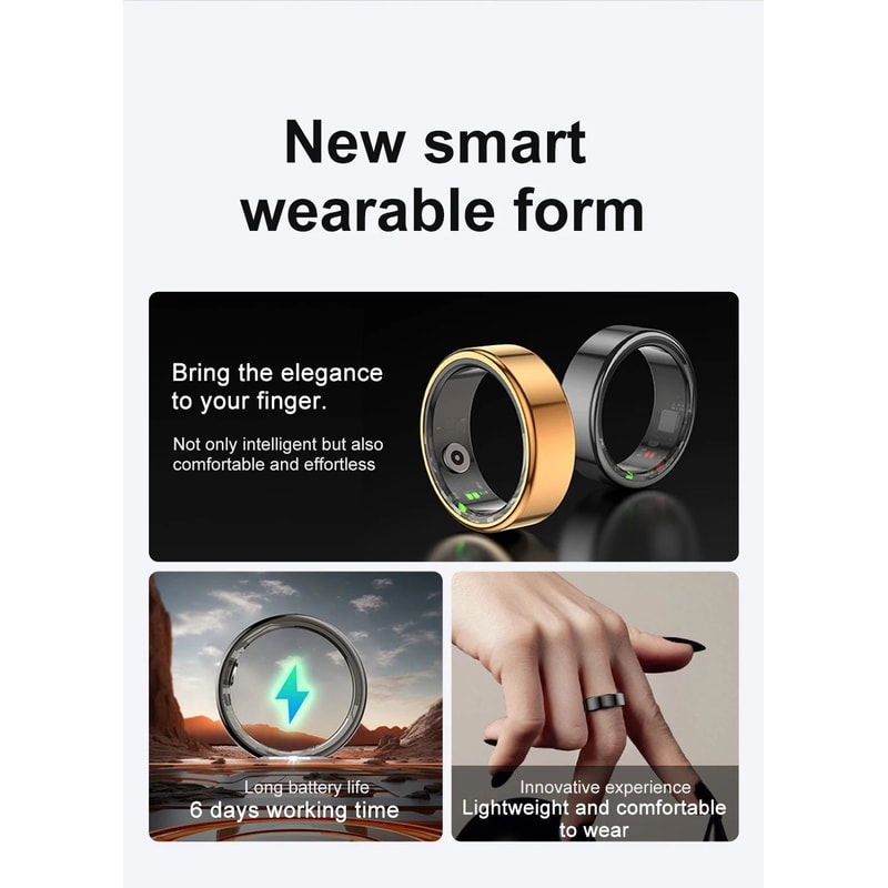 COLMI R02 Titanium Smart Health Ring 8