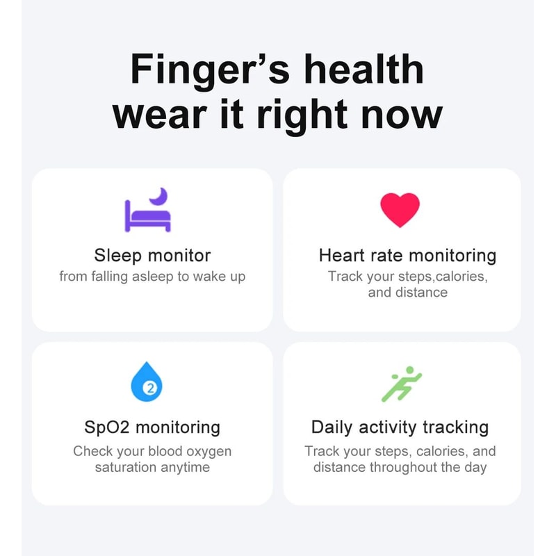 COLMI R02 Titanium Smart Health Ring 9