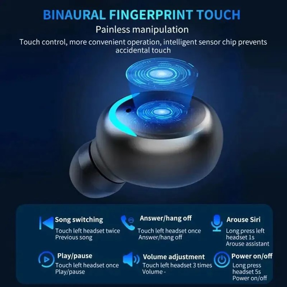 F9 Wireless Bluetooth Earbuds With Display 3