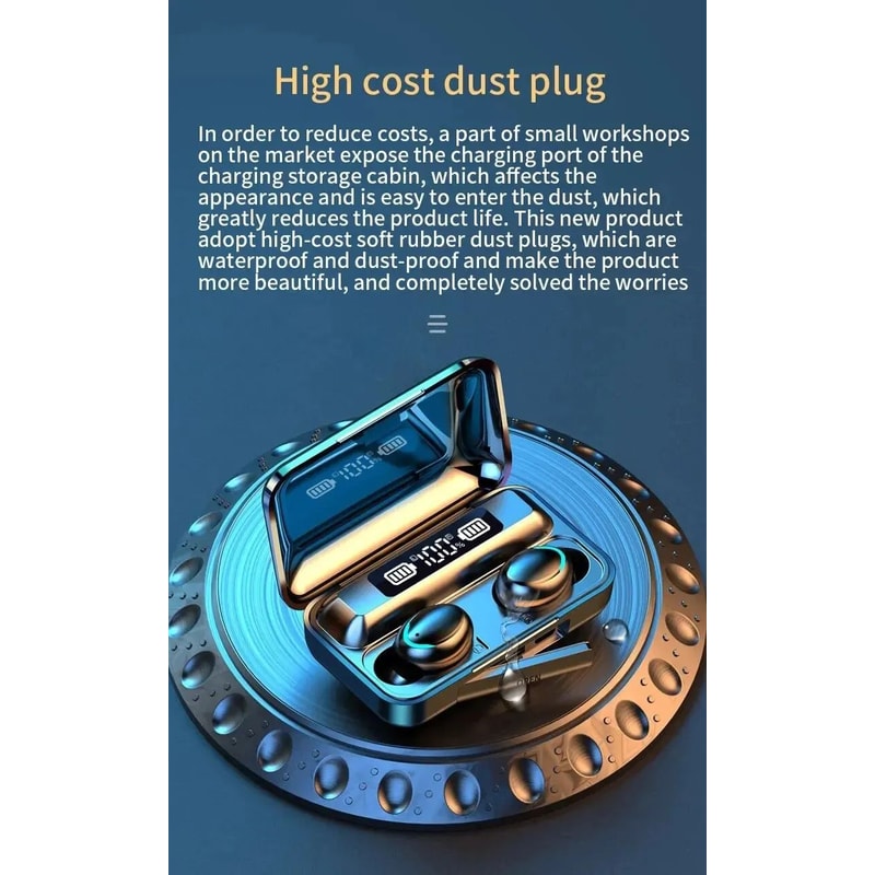 F9 Wireless Bluetooth Earbuds With Display 8