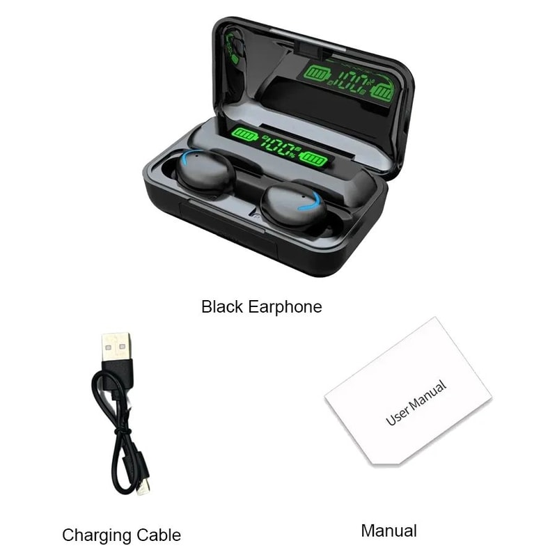 F9 Wireless Bluetooth Earbuds With Display 23