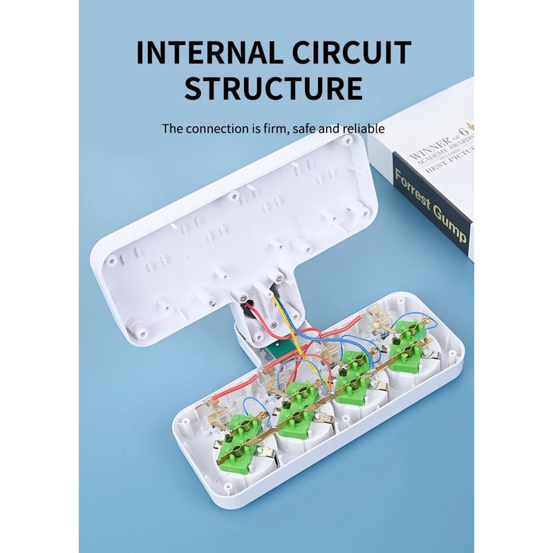 EU 4Socket Wall Power Outlet 2