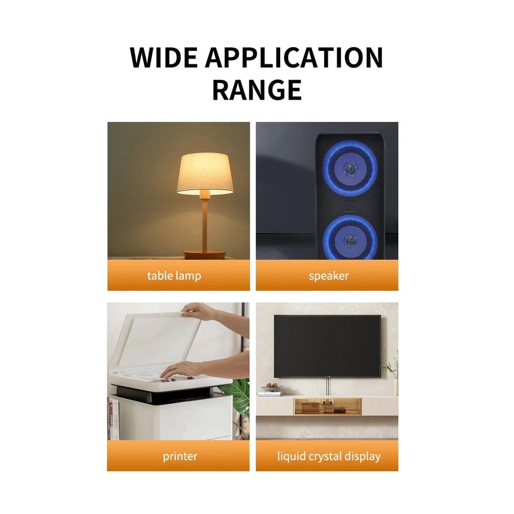 EU 4Socket Wall Power Outlet 6
