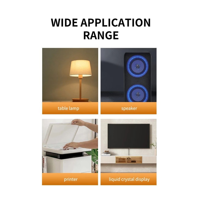 EU 4Socket Wall Power Outlet 6