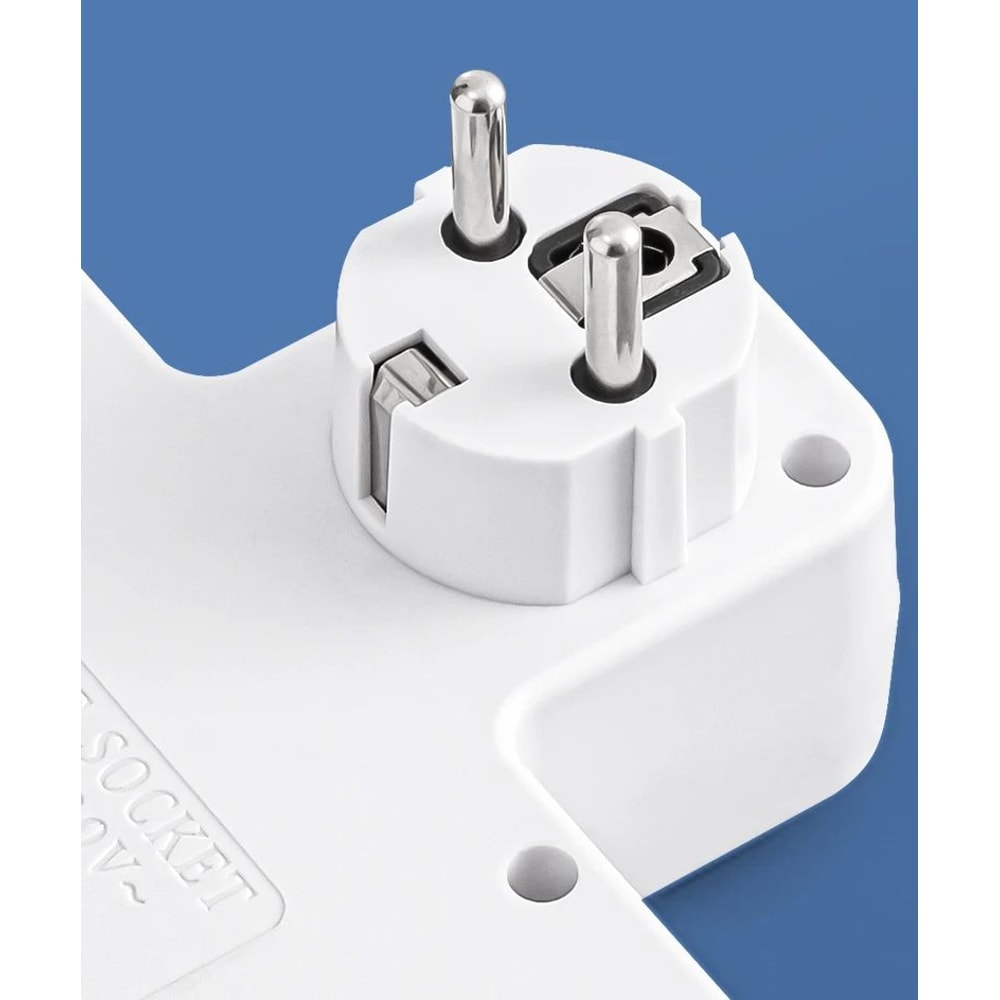 EU 4Socket Wall Power Outlet 10