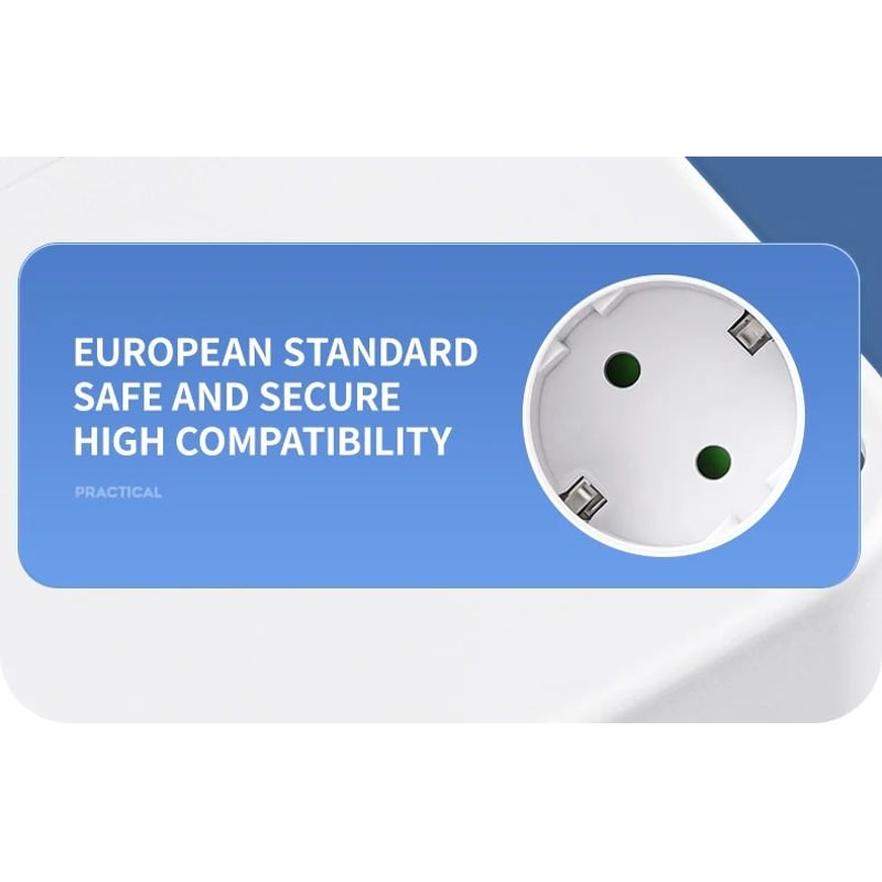 EU 4Socket Wall Power Outlet 11