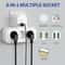 EU 4Socket Wall Power Outlet 25