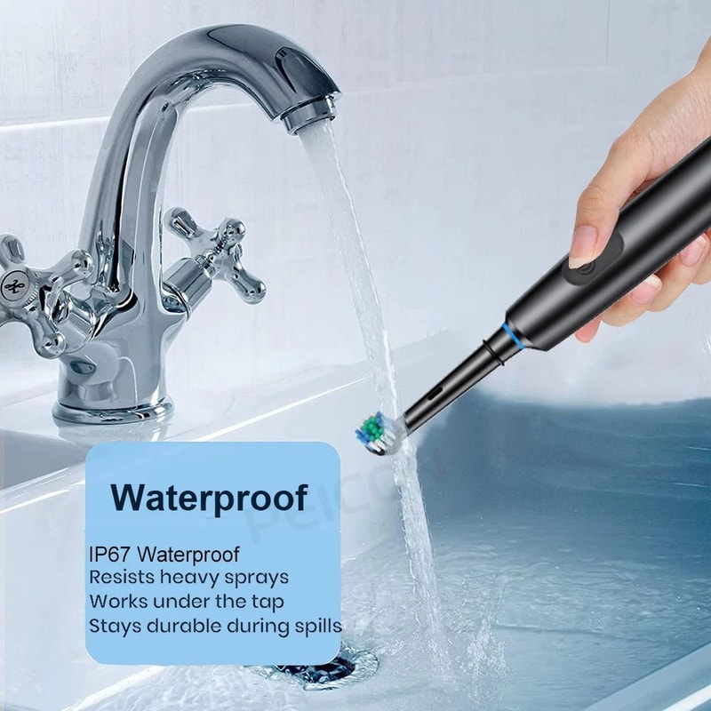 Rechargeable Electric Toothbrush With 8 Soft Brush Heads 8