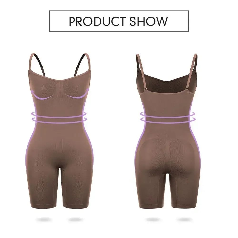 Seamless Tummy Control Shapewear Bodysuit 10