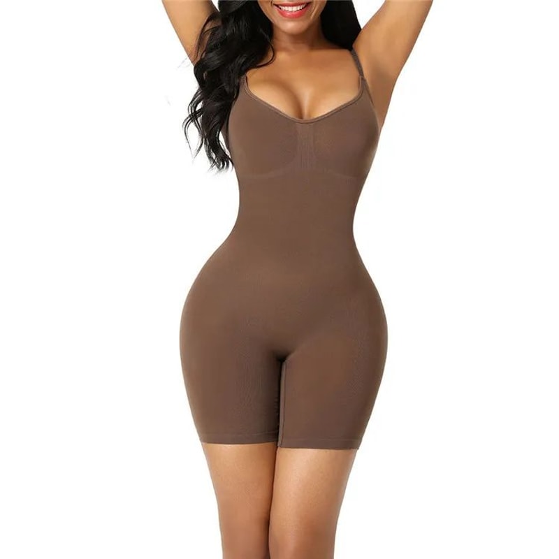 Seamless Tummy Control Shapewear Bodysuit 15