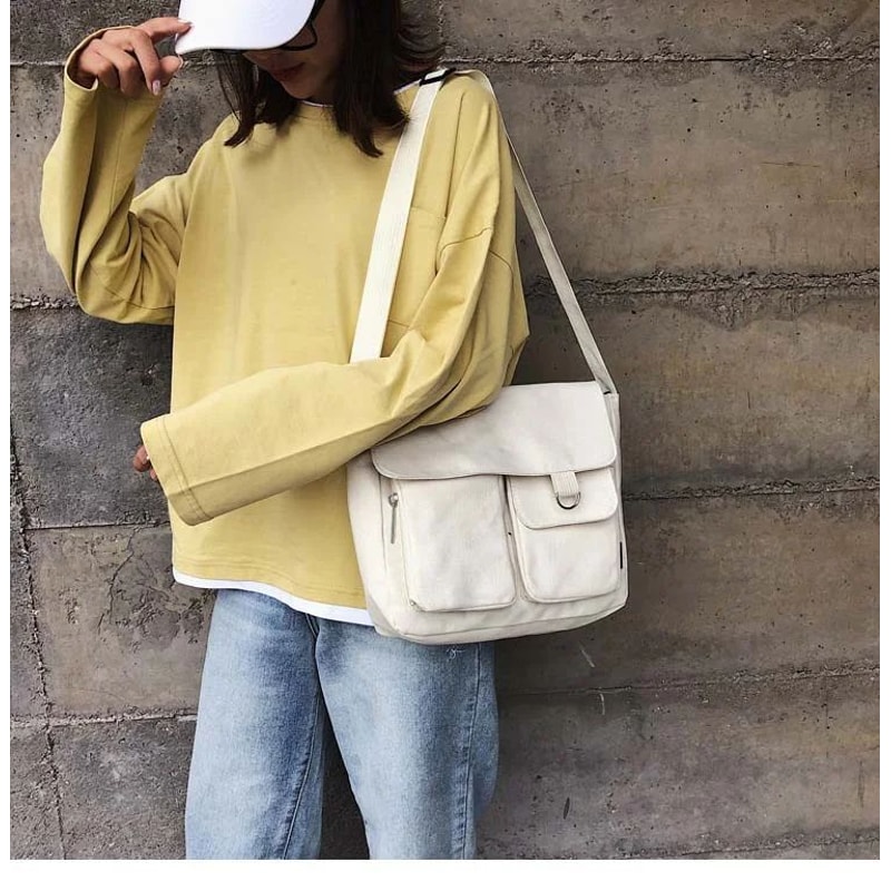 Canvas Crossbody Shoulder Bag For Women 11