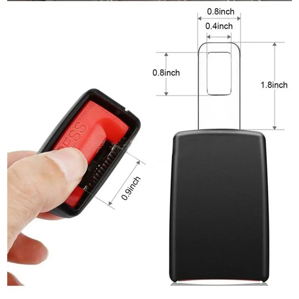 Car Seat Belt Extender Buckle Accessory 9