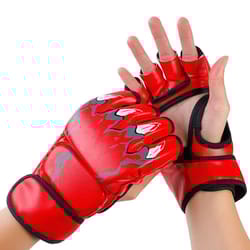 half finger boxing training gloves