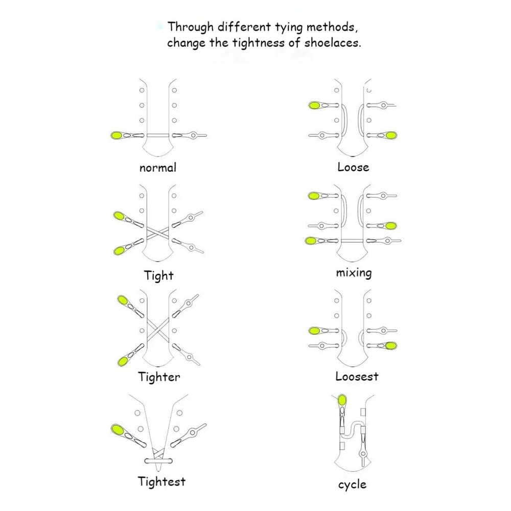 12 PCS NoTie Stretch Silicone Shoelaces 8