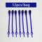 12 PCS NoTie Stretch Silicone Shoelaces 18