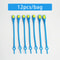 12 PCS NoTie Stretch Silicone Shoelaces 19
