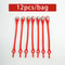 12 PCS NoTie Stretch Silicone Shoelaces 22