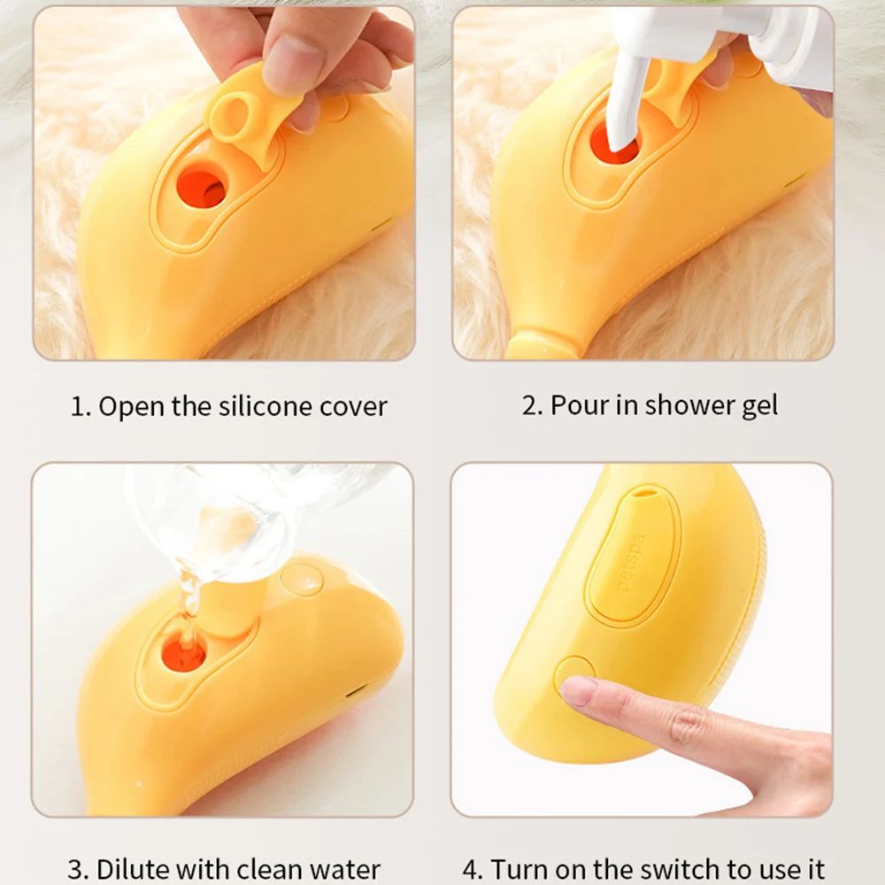 MultiFunction Pet Grooming Spray Comb 12