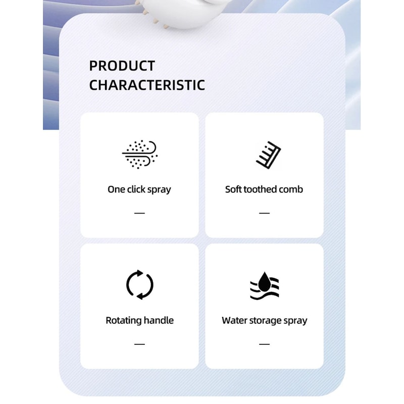 MultiFunction Pet Grooming Spray Comb 10