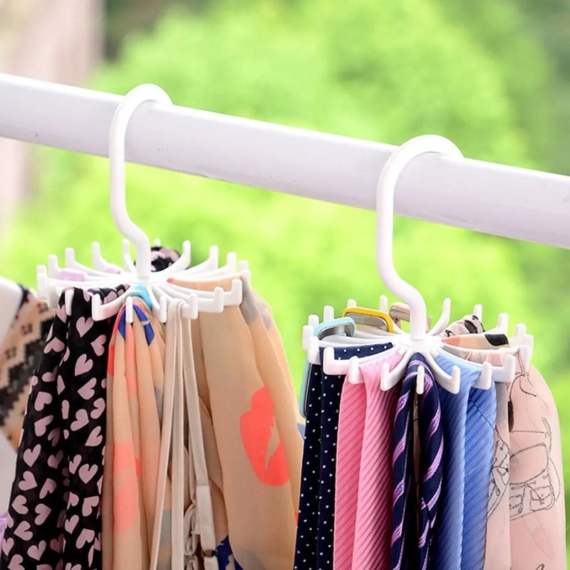 360 Degree Rotating Scarf And Tie Hanger Rack 6