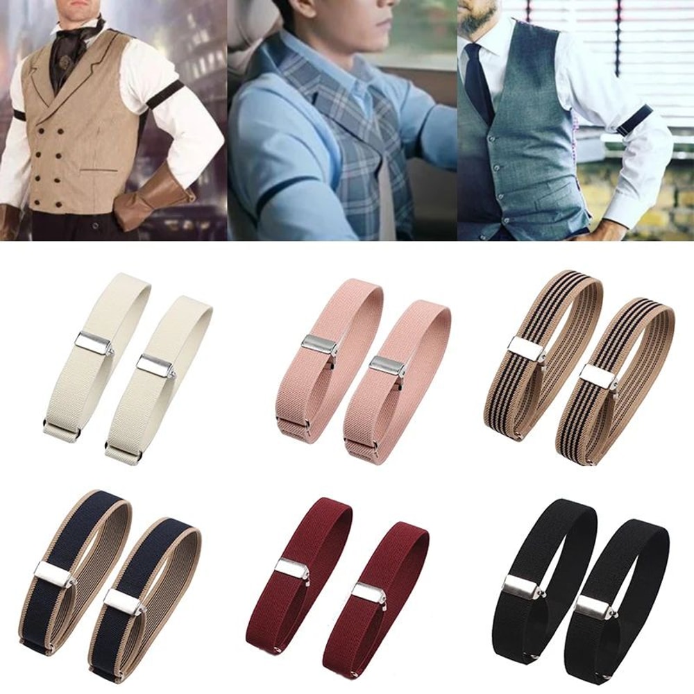 Men And Women Elastic Sleeve Garters 1